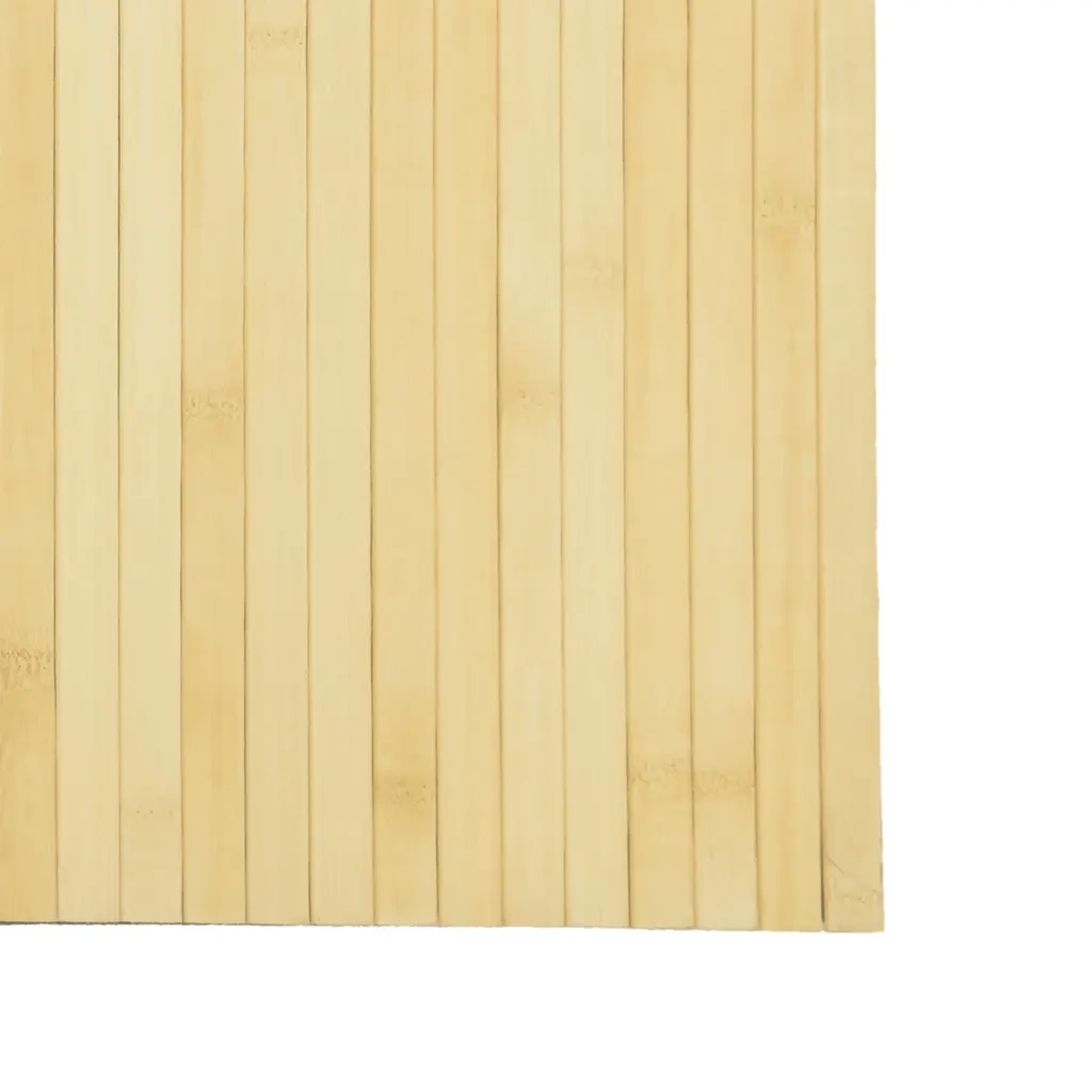 Divisorio Ambienti Naturale Chiaro Larghezza 600 cm Altezza 165 cm in Bambù 377007
