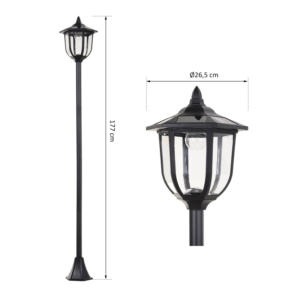 Lampione da Esterni con 6 Luci LED ¨C Minimal ¨C Impermeabile