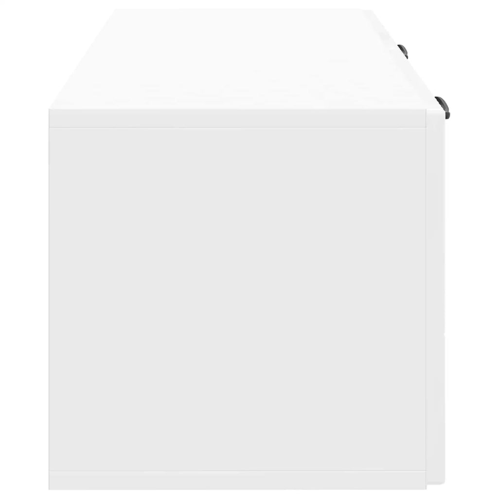 Mobile TV da Muro | Armadietto TV | Mobile Porta TV Bianco Lucido 78,5 x 31 x 30 cm