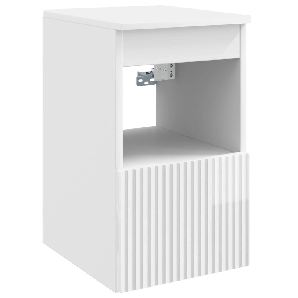 Mobile da Bagno Bianco Lucido 30 x 35 x 50 cm 890486