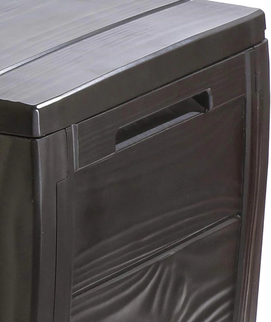 Baule Cassapanca da Esterno 117x58x45 cm in Resina Keter Sherwood Marrone