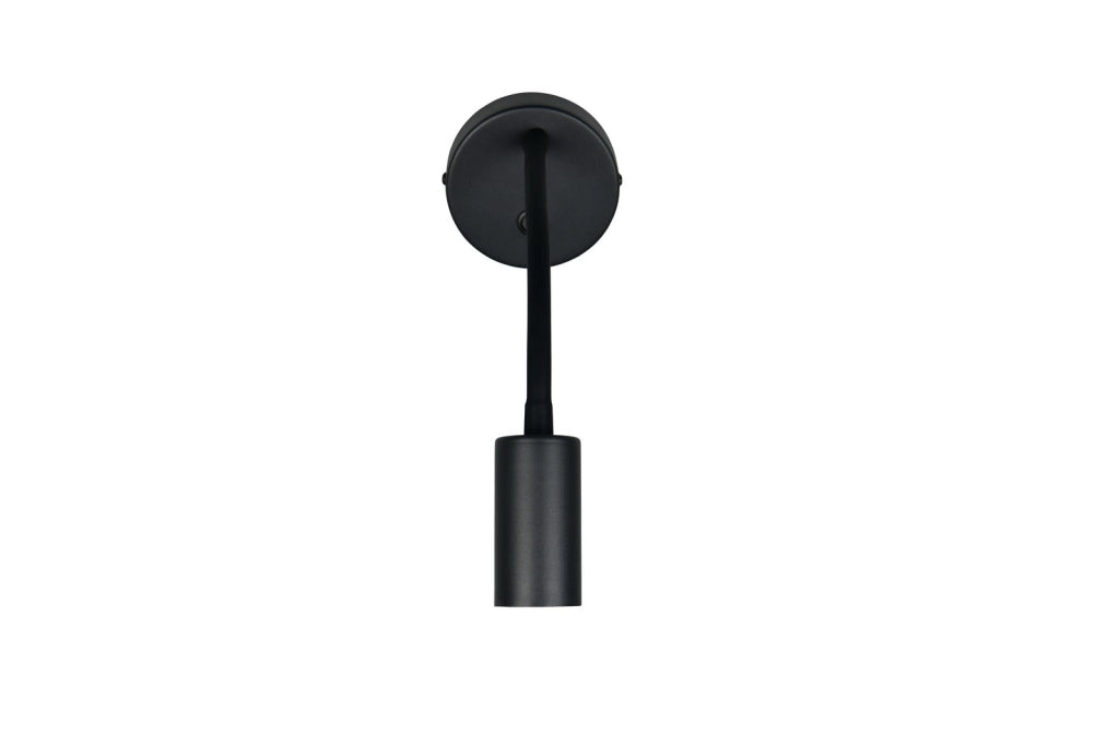 Applique parete nera braccio flessibile GU10 mini TARYN RL