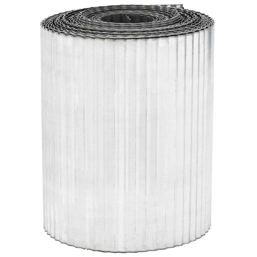 Bordura per Prato 20 m x 30 cm Acciaio zincato Argento 42030327