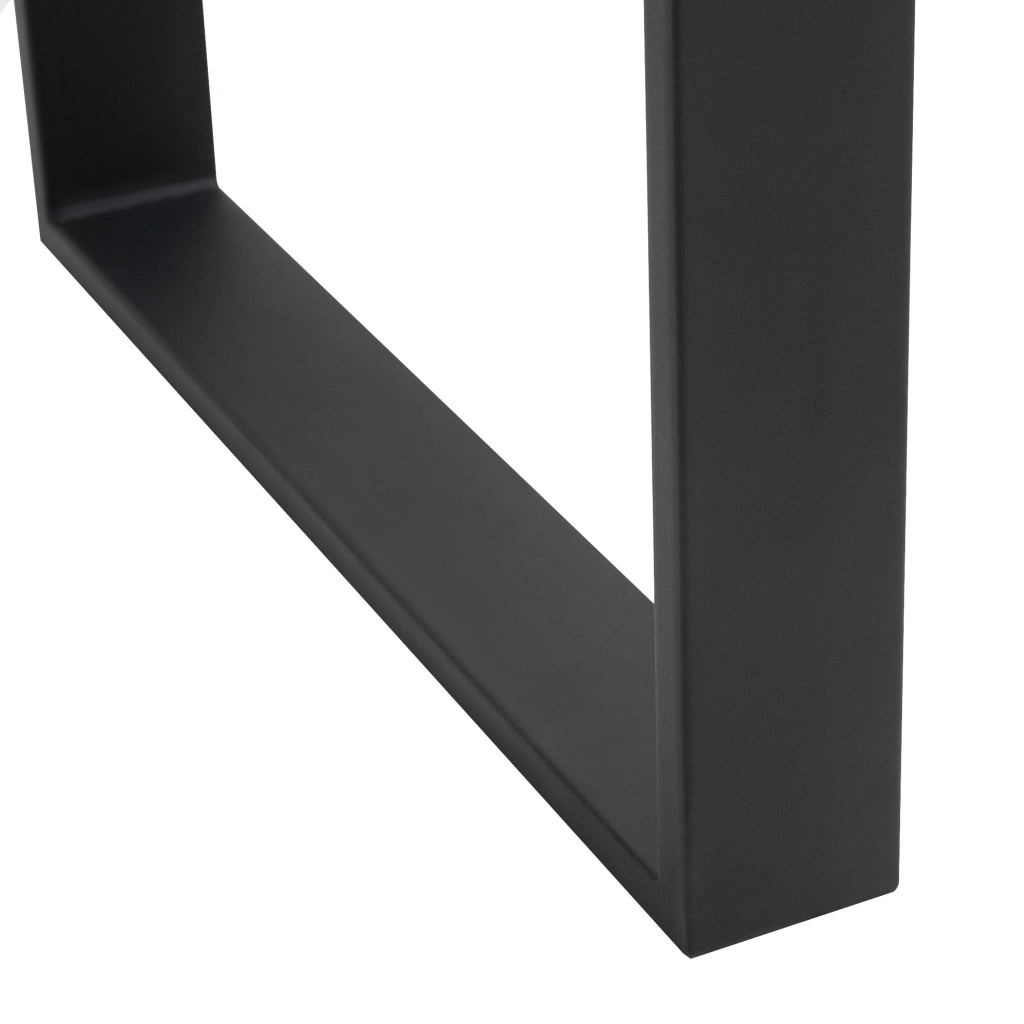 Gambe per tavolo rettangolari ¨C Xylo ¨C metallo nero 60x72 cm con viti