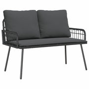 Panchina da giardino Antracite 114 x 64 x 90cm Acciaio 4108261