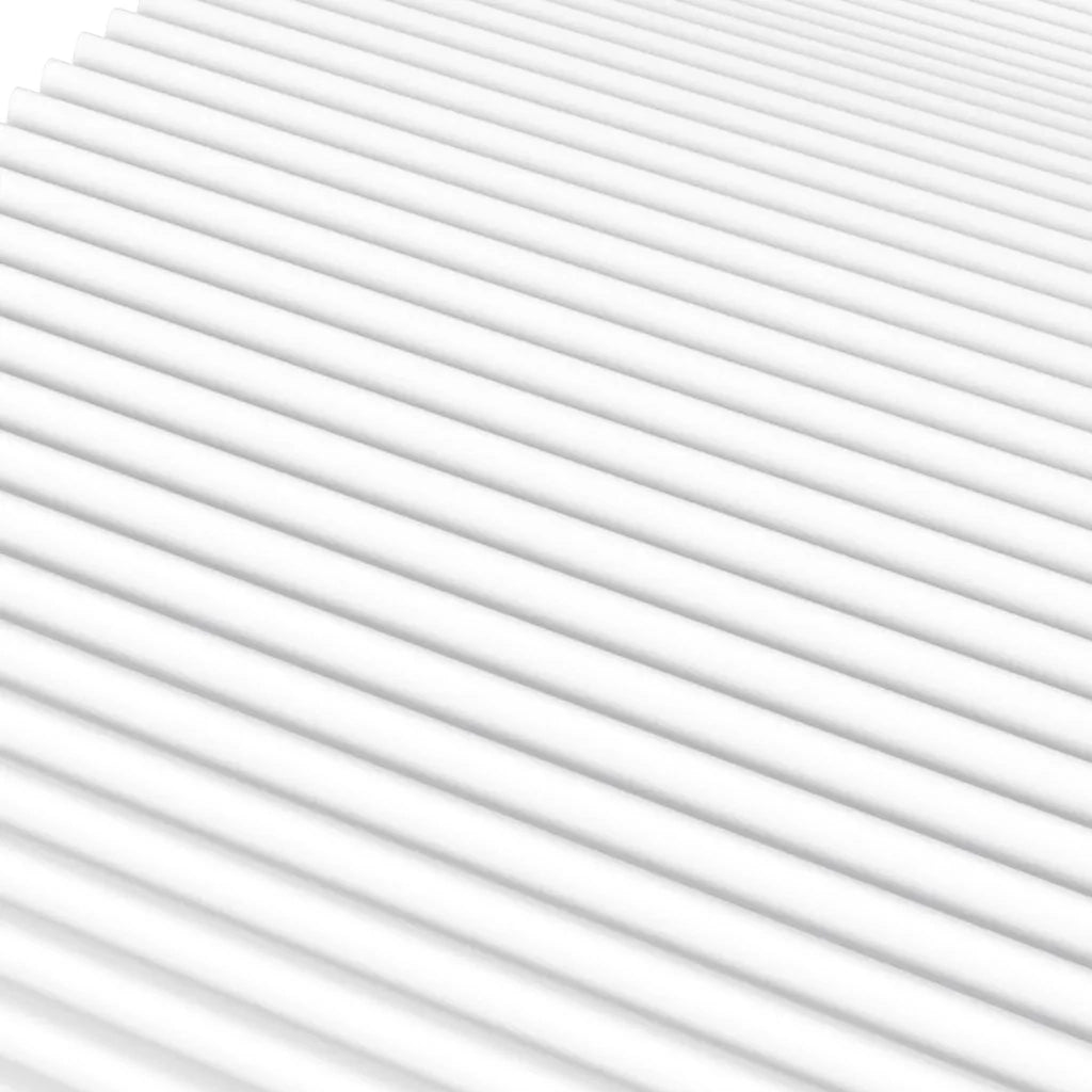 Materasso in Schiuma Bianco 200x210 cm Durezza H2 H3 4016637