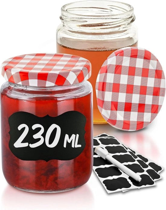 Contenitori per confetture 230 ml - Aereostatici - 25 pezzi