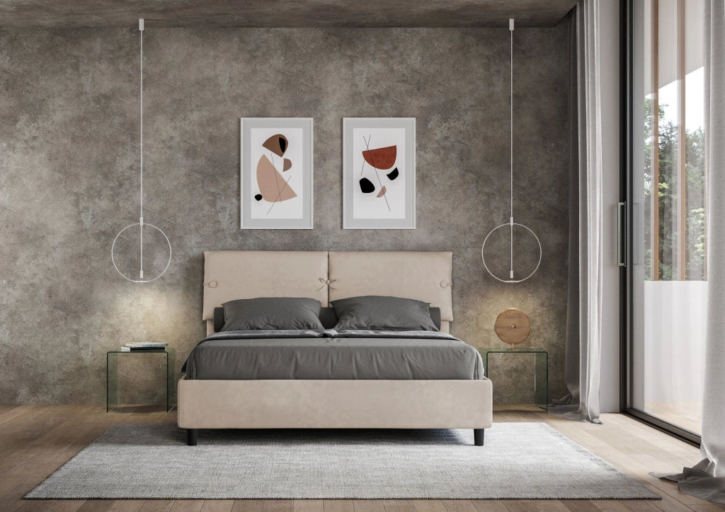 Letto Matrimoniale 160x190 cm Senza Rete Sleeper Sabbia