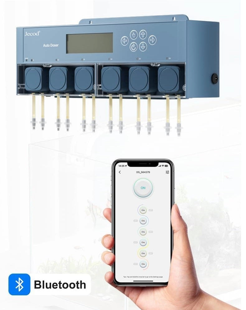 Jebao Doser Doser 5.6 - pompa dosometrica 6 canali Bluetooth con controllo tramite App