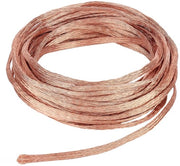 Cavo a terra in rame intrecciato 8m x 3mm per terra e riduzione del rumore