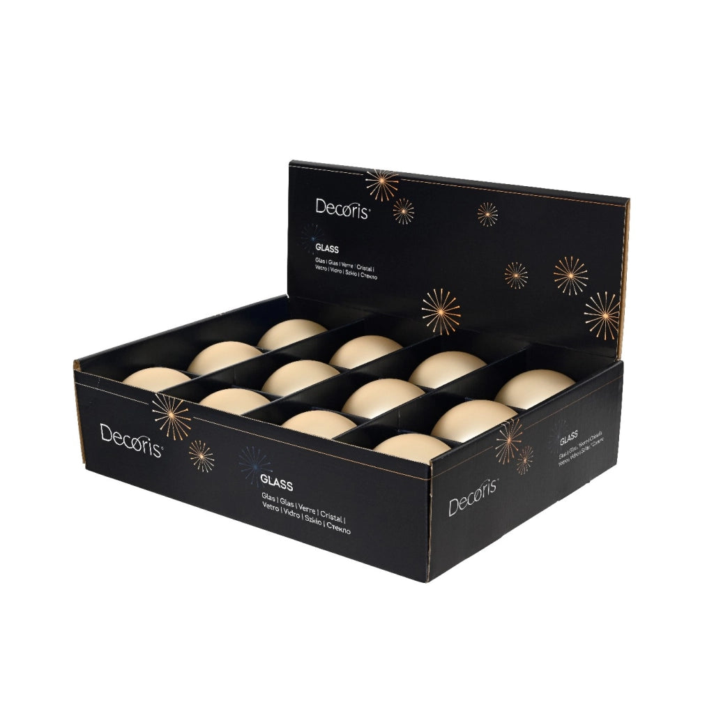 Pallina Vt opaco perla d10cm