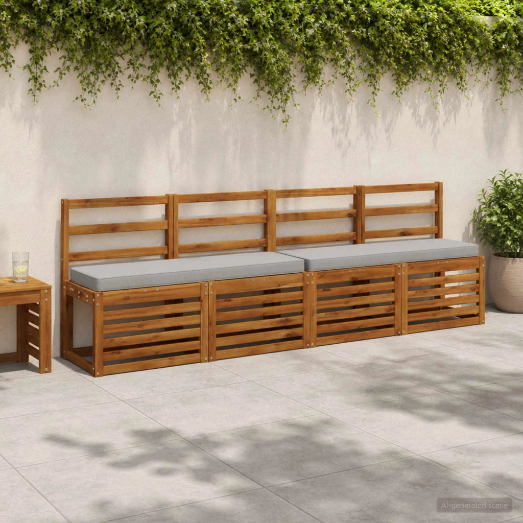 Cuscini per Panchina a 2 Pezzi VUGHT 2 pcs 100% Poliestere 950627