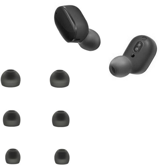 Orecchini di sostituzione in silicone per cuffie per telefono (6 pezzi)