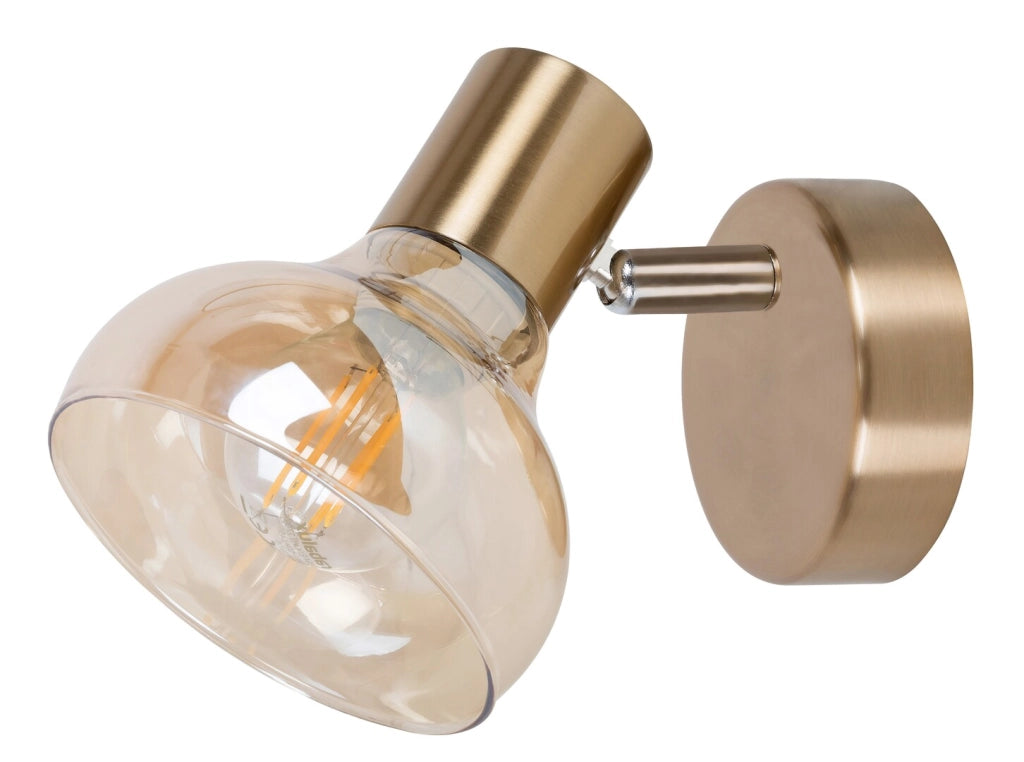 Applique moderna E14 oro antico ambra Holly 5546 Rabalux