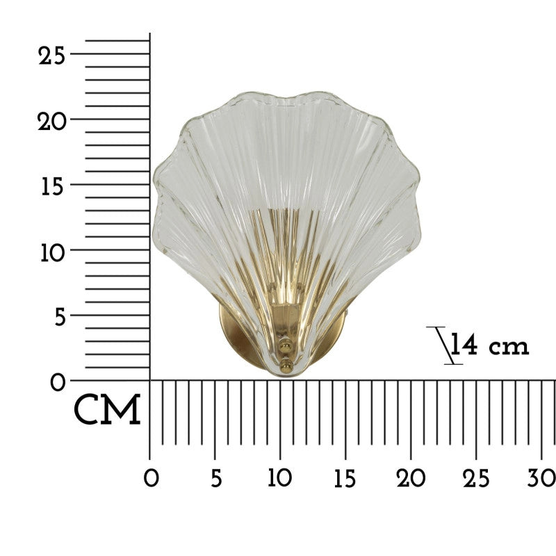 Lampadelle A Da Muro Shell cm 20x14x22