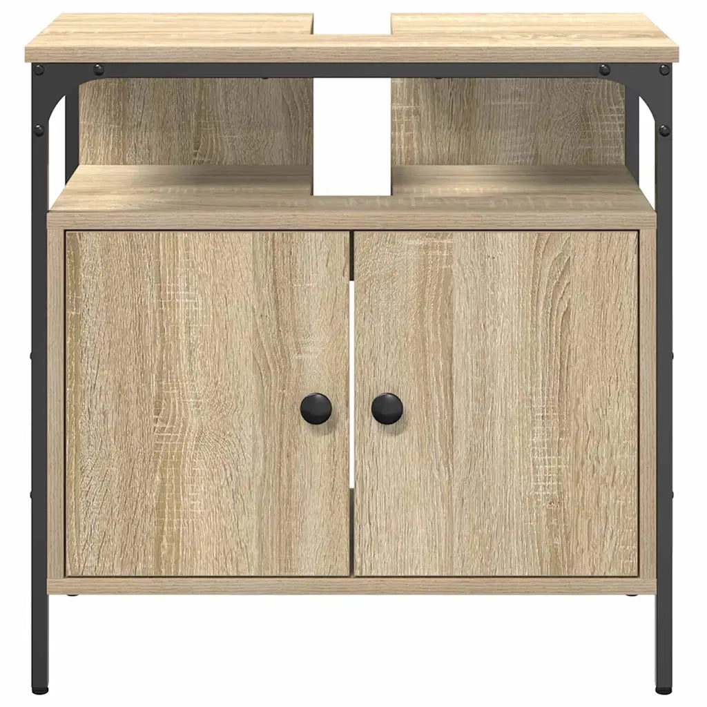 Mobile da Bagno | Armadio da bagno Beige 60 x 30 x 60 cm Legno multistrato