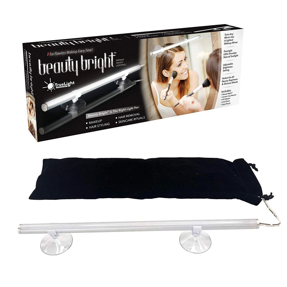 Trade Shop - Applique Lampada Da Parete Specchio A Led Con Ventose Per Make Up Usb 6500k -