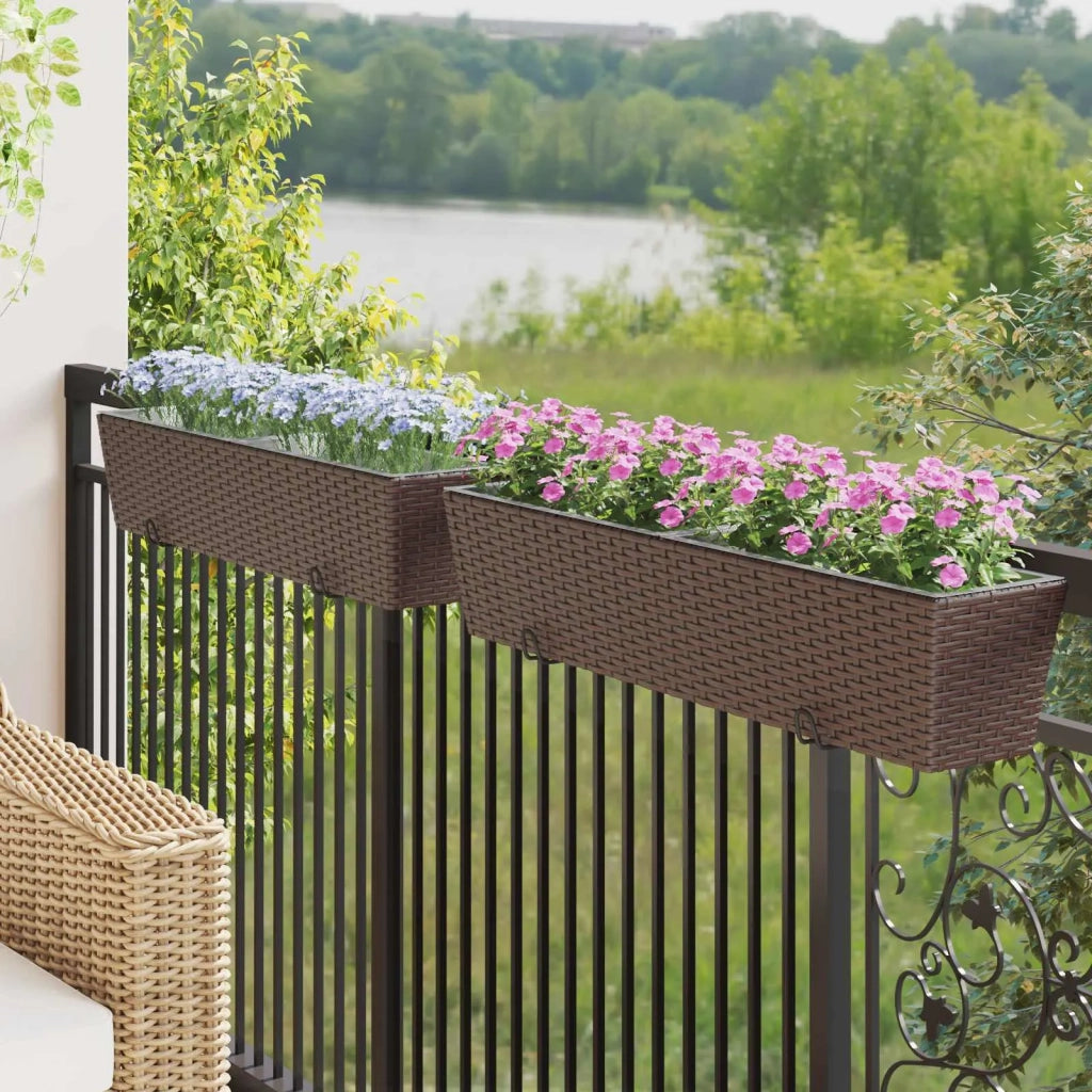 Ringhiera 2 pcs 80 x 17 x 17 cm Metallo 42026969