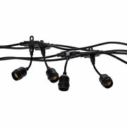 Girlanda luminosa da esterno Eko-Light 15m 15xE27 IP44 nera