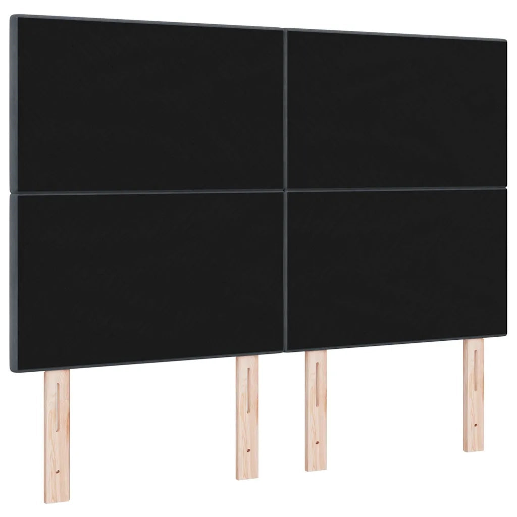Testiera LED con strisce LED Grigio 144 cm Velluto 3338431
