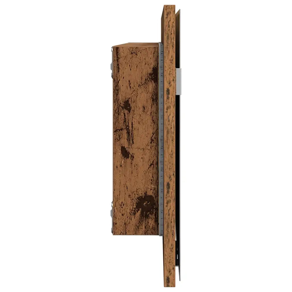 Specchio Legno vecchio 80 x 37 cm Vetro e Legno Ingegnerizzato 863306