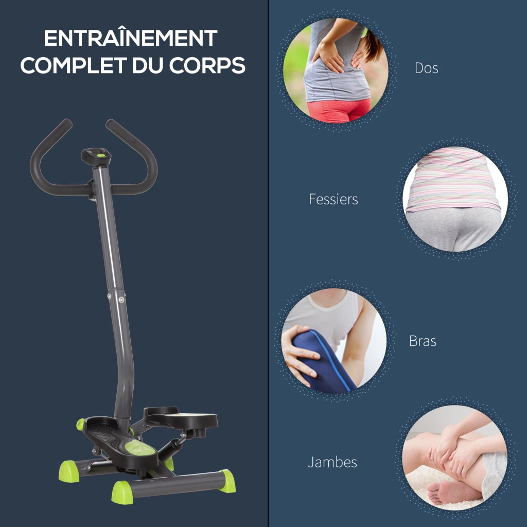 Stepper Fitness ¨C Minimal ¨C Grigio Verde Nero