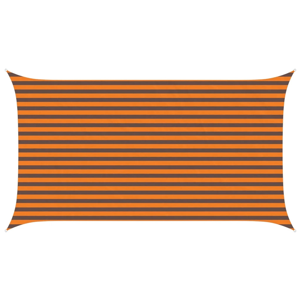 Vela da ombra solare Arancione e Marrone 4,5 x 2,5 m 42031040