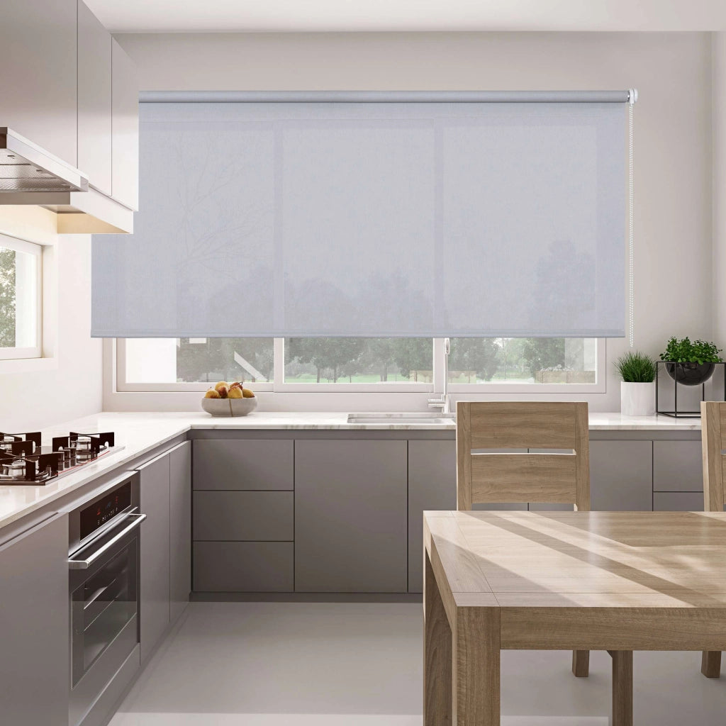 Tenda a Rullo Screen resistente e isolamento termico Grigio 90x250 cm