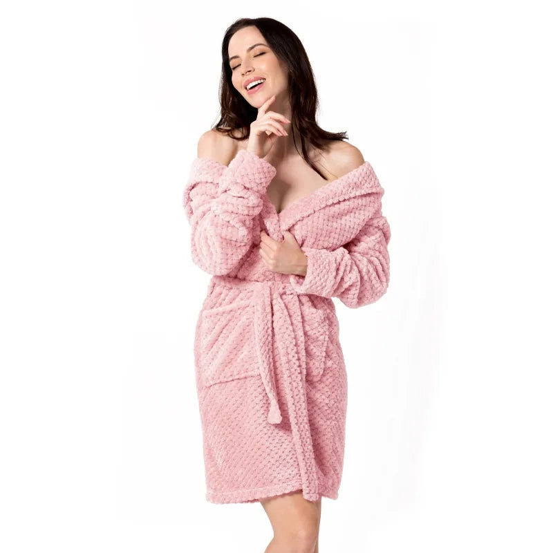 Accappatoio Diamond Light Pink Women's S/m