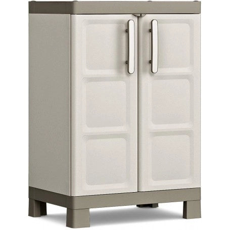 Mobile Armadio Basso a 2 Ante e 2 Ripiani Regolabili Excellence 97 x 65 x 45 cm