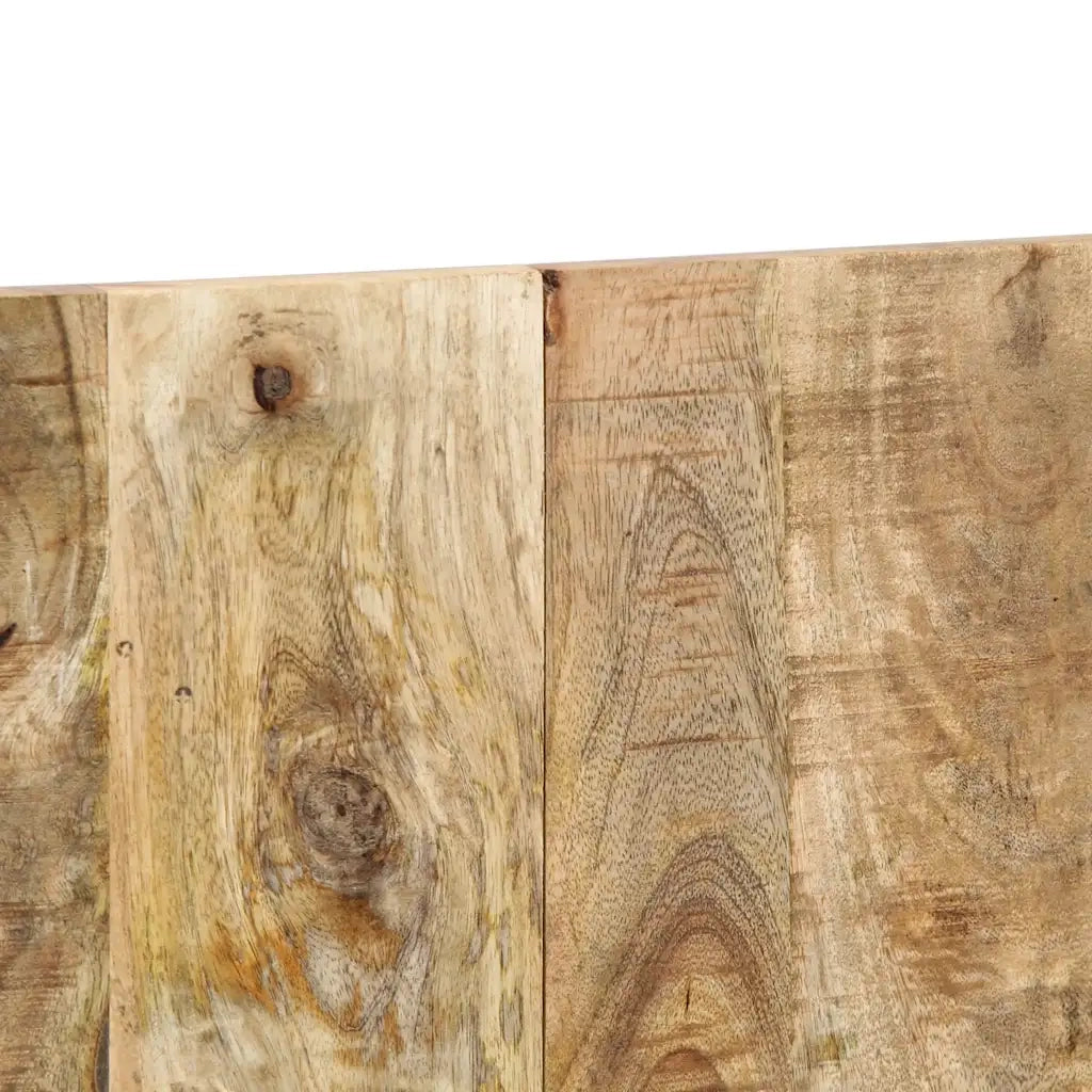 Testiera 200 cm in Legno Massello di Mango Grezzo 4017515