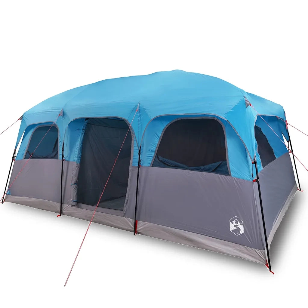 Tenda Familiare Cabina per 10 Persone Blu Impermeabile 94540