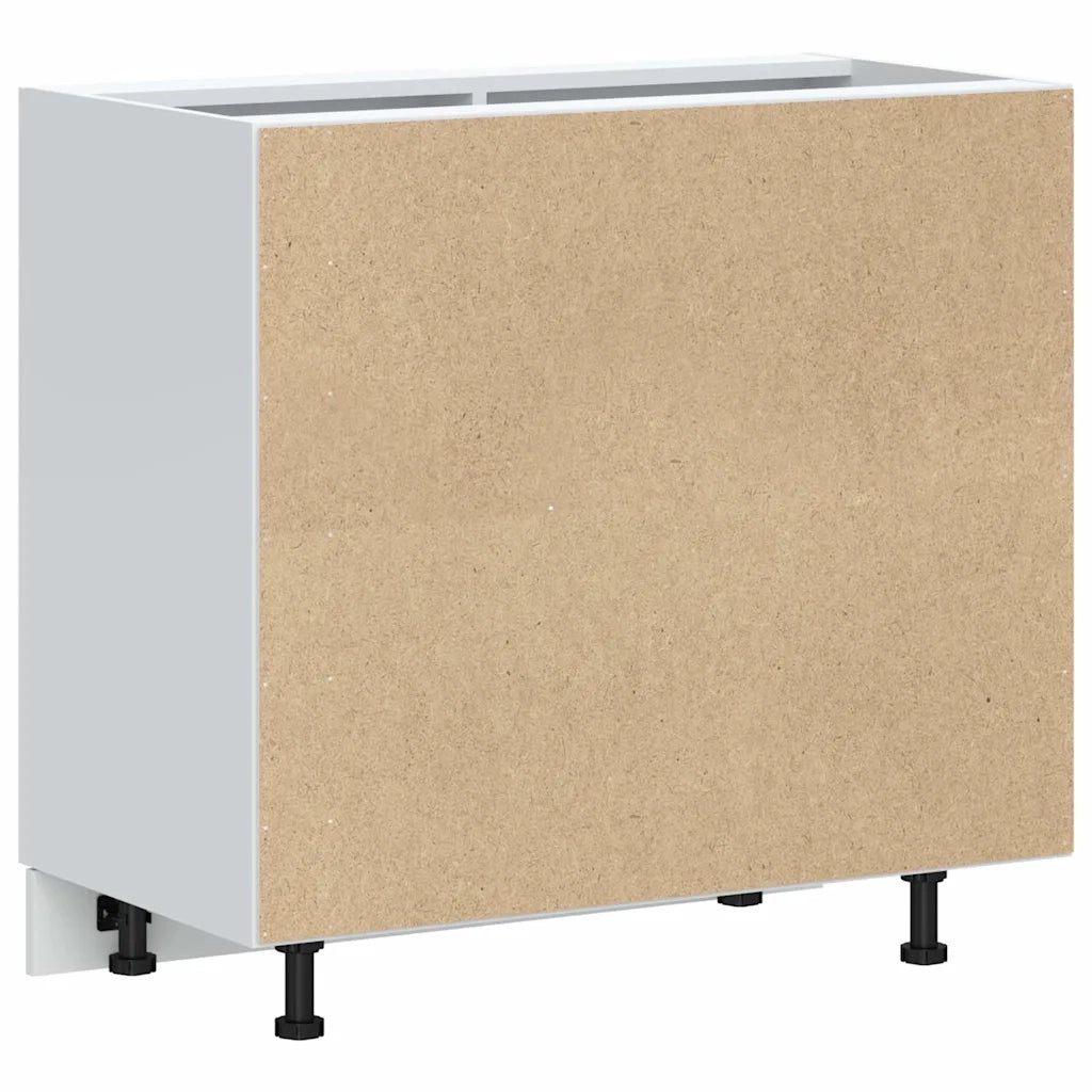 Pensile da cucina | Mobile base da cucina Lucca Bianco in Legno Multistrato