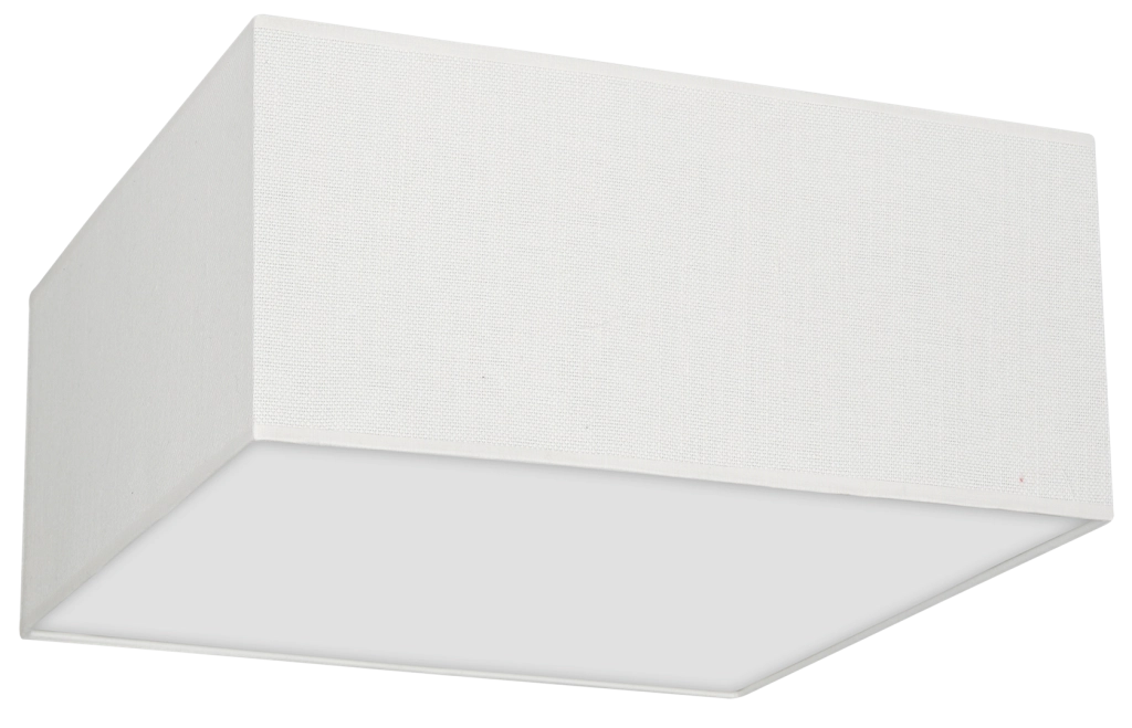 Plafoniera Milagro Albion quadrata bianca 40cm 2xE27