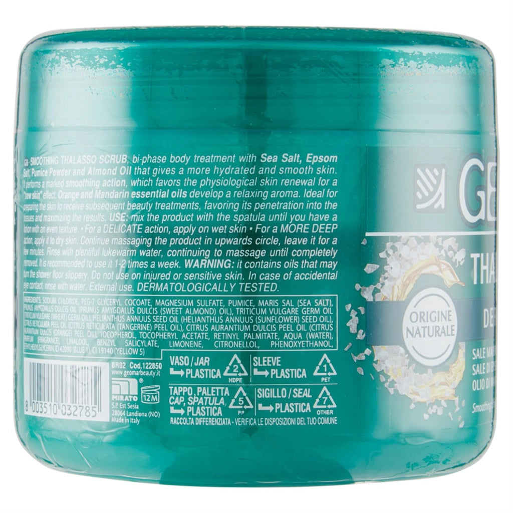 GEOMAR THALASSO SCRUB 600GR DERMOLEVIGANTE