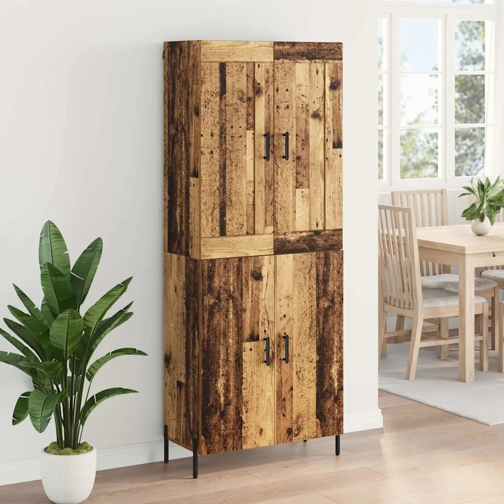 Credenza 2 pcs Legno vecchio Legno multistrato 3415667