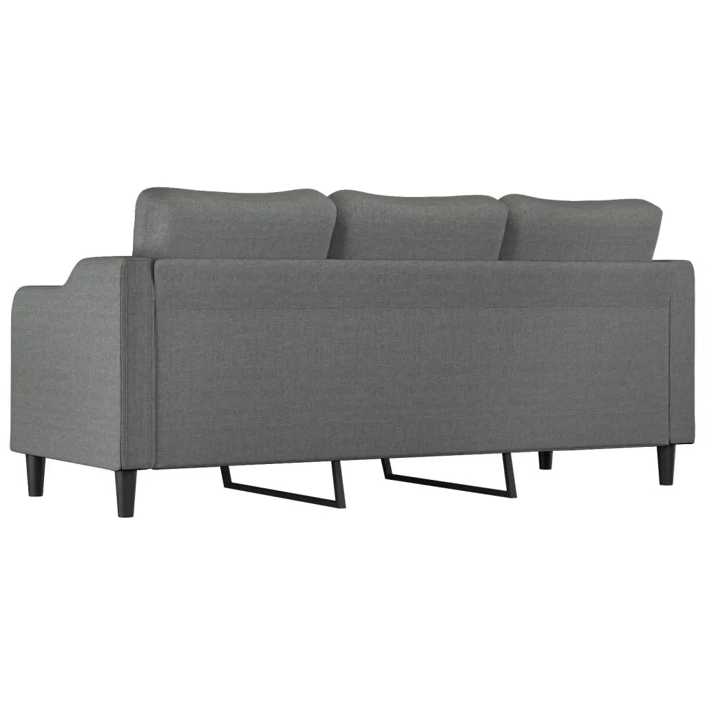 Divano a 3 Posti-Sofa 3 Posti Grigio Chiaro 180 cm in Tessuto 134004