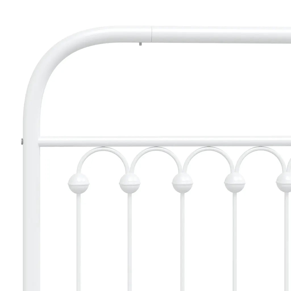Testiera di Ricambio in Metallo Bianco 107 cm 376679