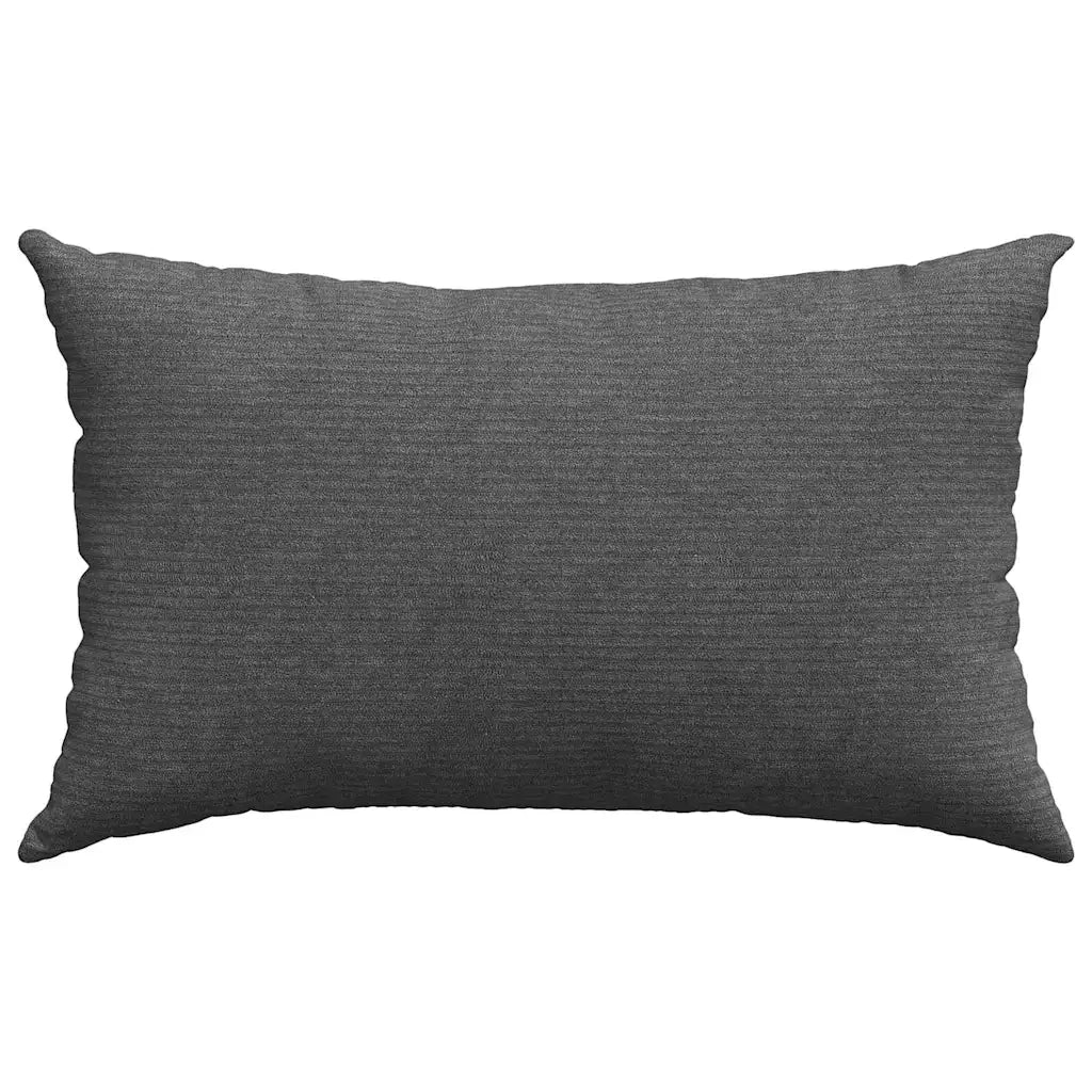 Cuscini da Divano 2 pz-Set di 2 Cuscini per Sofa Grigio scuro 50 x 30 cm 787572