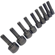 Trade Shop - Set 9 Inserti Chiave Esagonale Per Avvitatore Chiave A Bussola Codolo Esagonale -