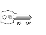 CHIAVI PER CILINDRI AGB 5 SPINE PICCOLE- - AGB3 DX - 10 pezzi SILCA