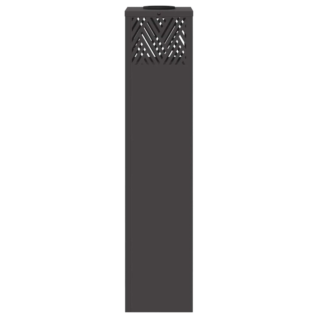 Faro LED solare per sentieri 2 pcs Nero 879730