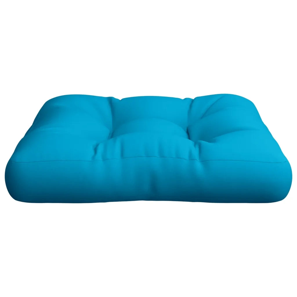 Cuscino per Pallet Blu 60x60x12 cm in Tessuto 360451