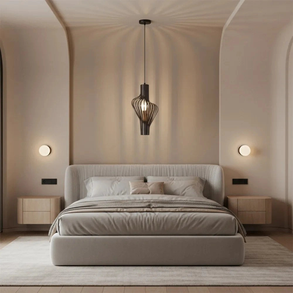 Lampada Da Soffitto Geometrico Nero APP484-1CP