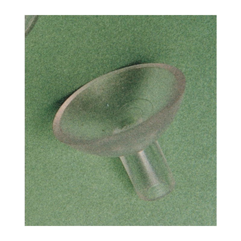 Ventosa trasparente con gambo 15 mm - 10 pz