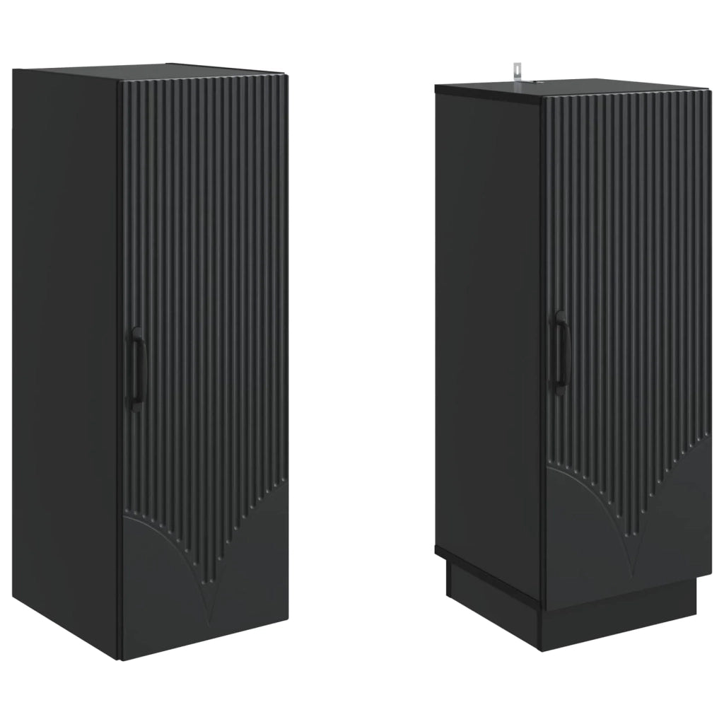 Set di armadi 2 pz Nero Legno ingegnerizzato 3416791