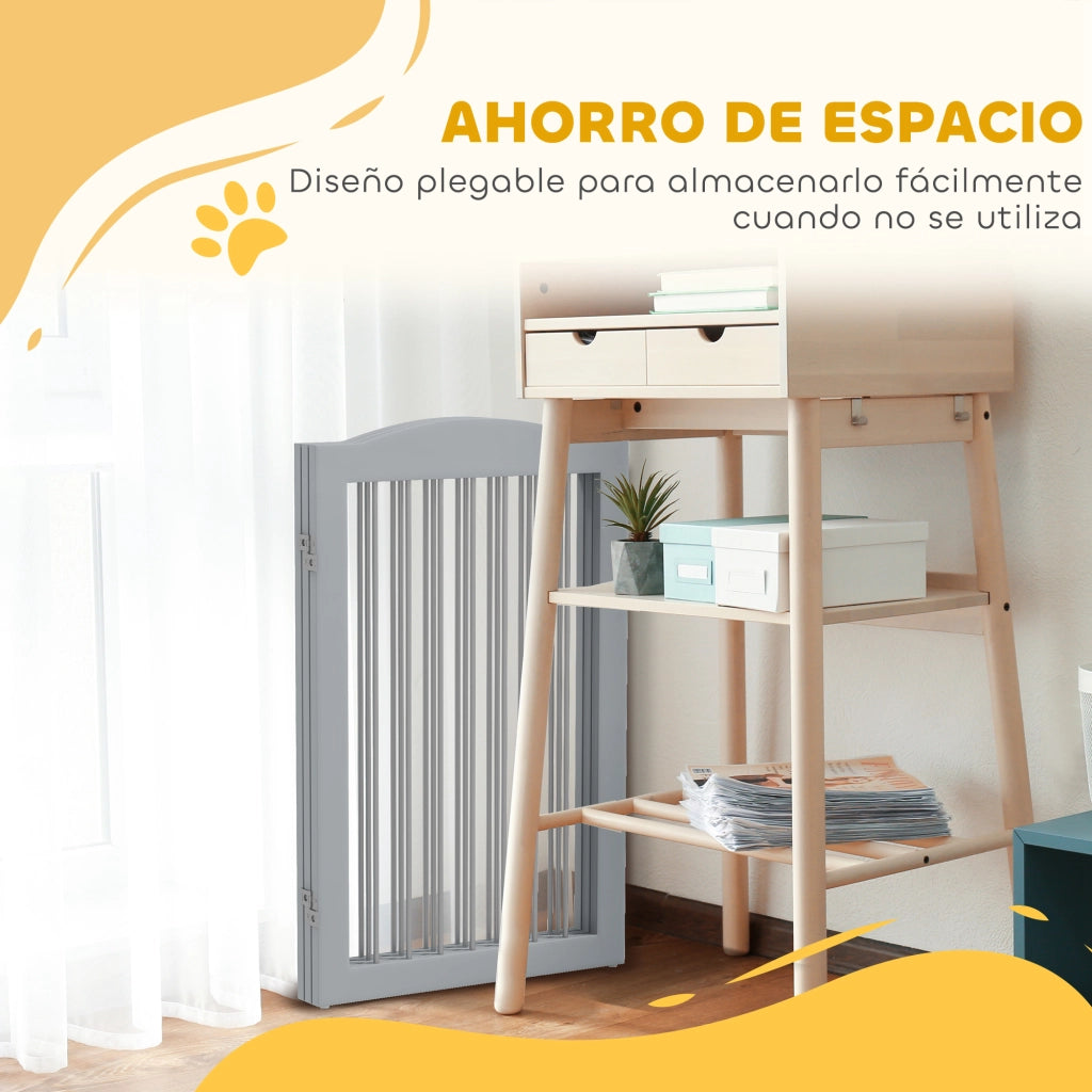 Barriera di Sicurezza per Cani ¨C Minimal ¨C Grigio 154x30x80 cm