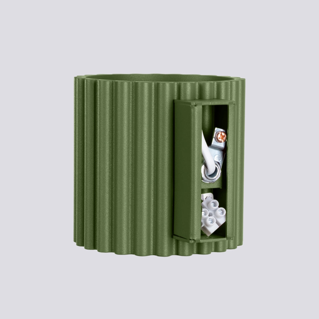 Lampada da parete AURA verde oliva G9