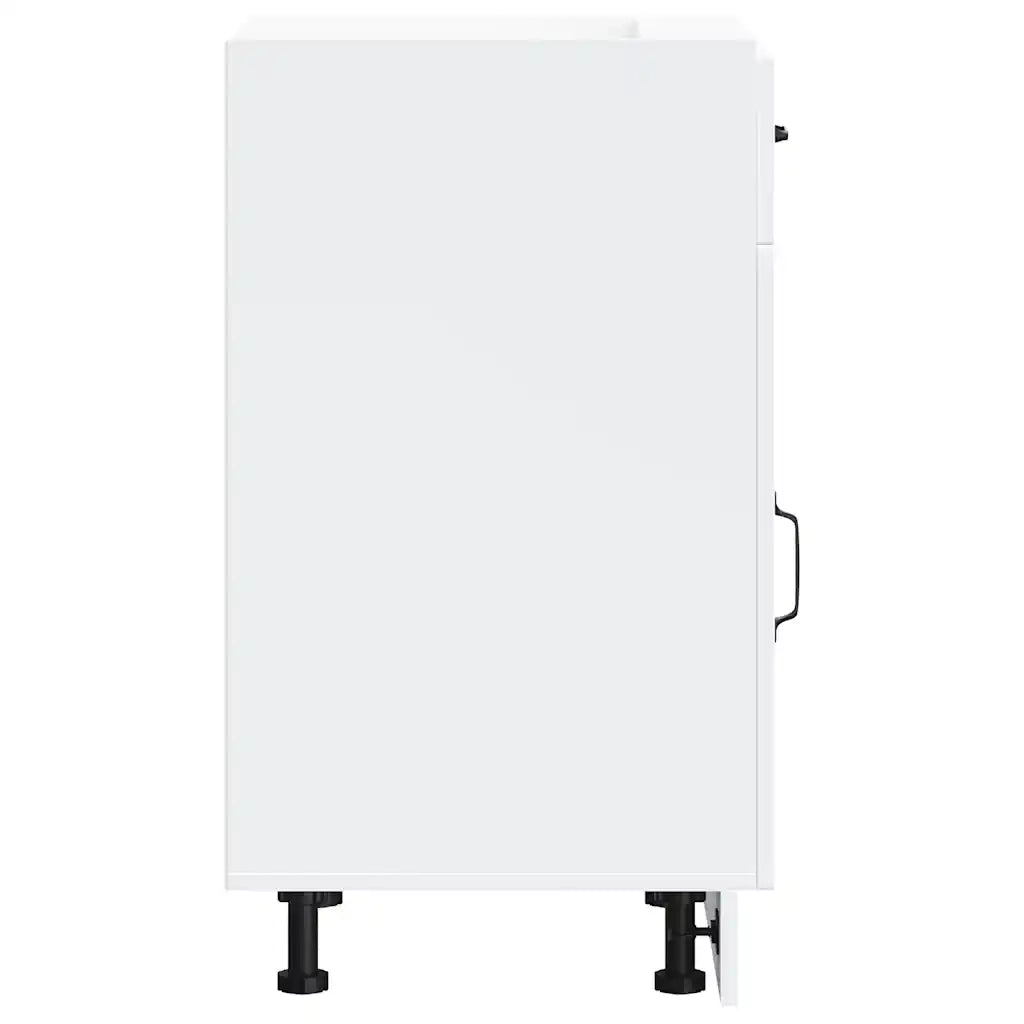 Base da Cucina Kalmar Bianco in Legno Multistrato 853477