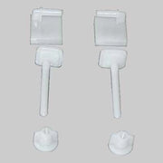 COPPIA SUPPORTI IN PVC PER SEDILI IN ABS       MADE IN ITALY